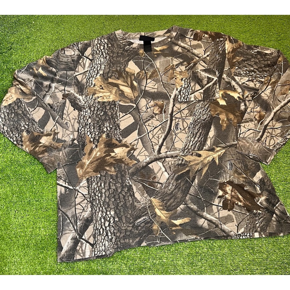 Vintage Winchester Camo T Shirt Size XL Long Sleeve‎ Camouflage 90s Hunting